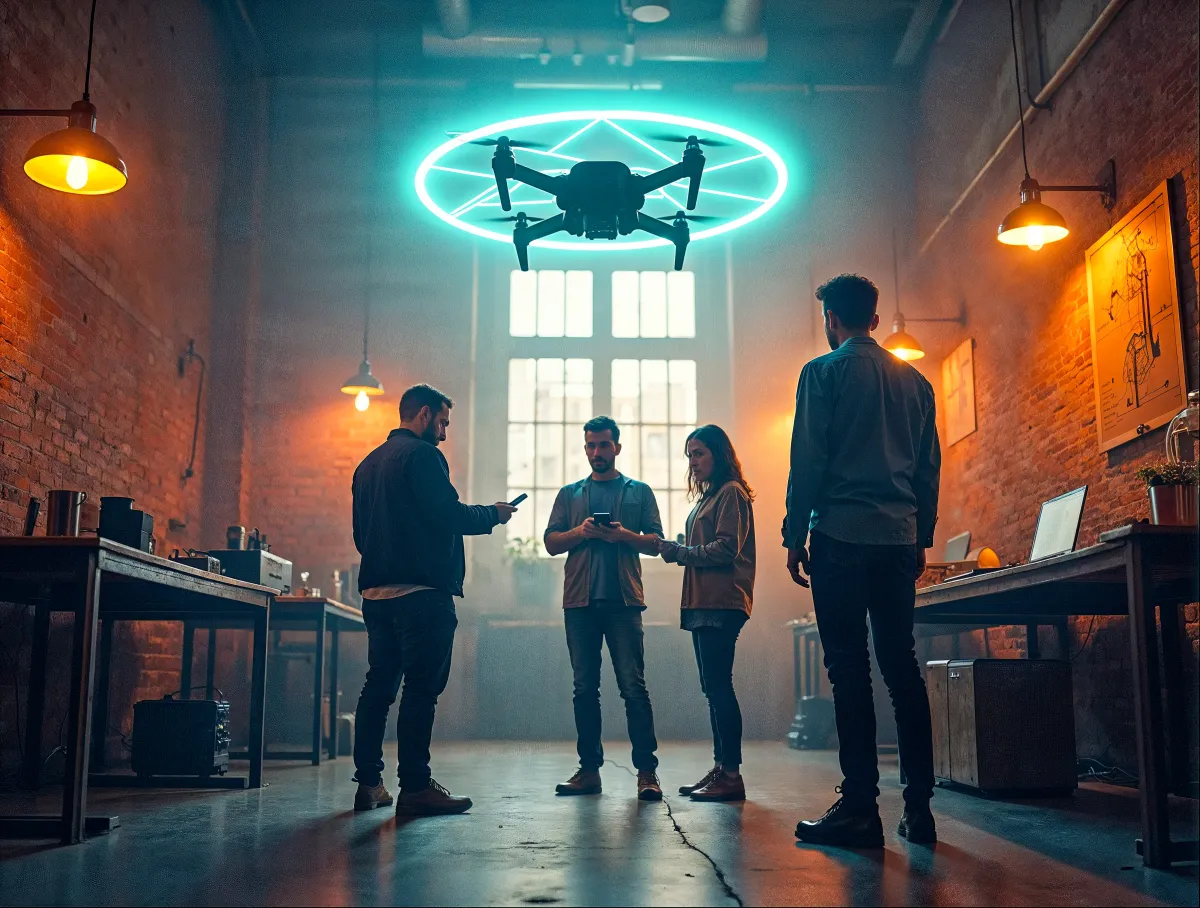 Equipa de ecommerce trabalhando em loja online